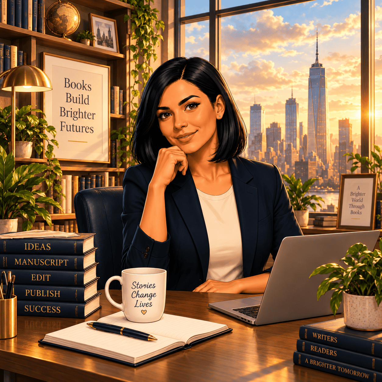 Publishing expert character