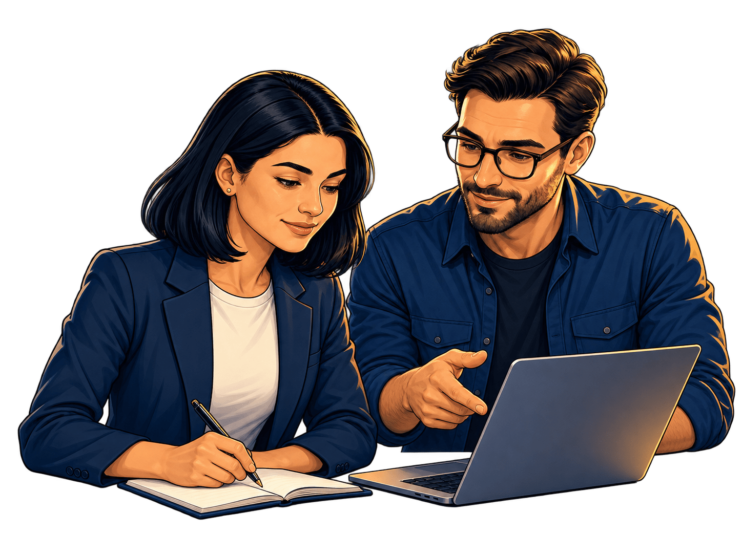 Ghostwriting consultation illustration
