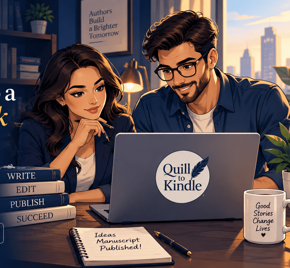 Quill to Kindle publishing professionals